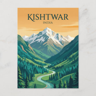 Kishtwar nationalpark Indien Vykort