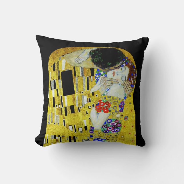 Kismålningen av Gustav Klimt Kudde (Framsida)