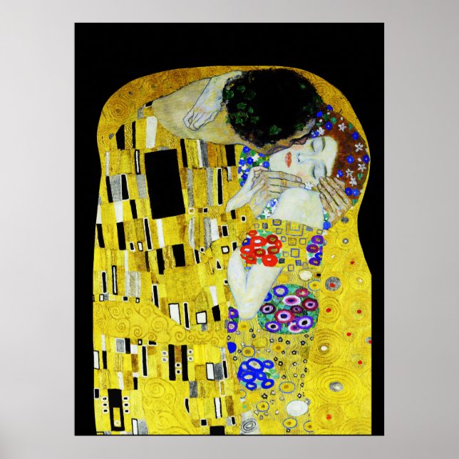 Kismålningen av Gustav Klimt Poster (Framsidan)