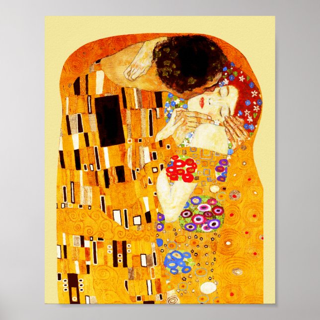 Kismålningen av Gustav Klimt Poster (Framsidan)