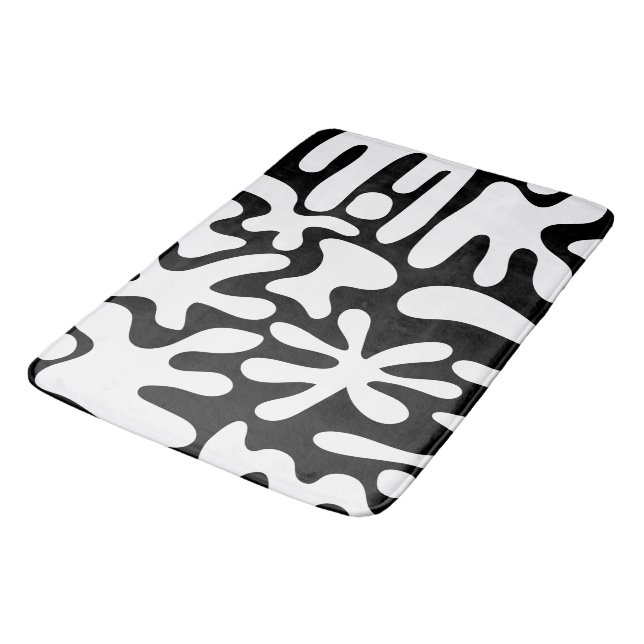 Kismet Black and White Badrumsmatta (Vinklad)