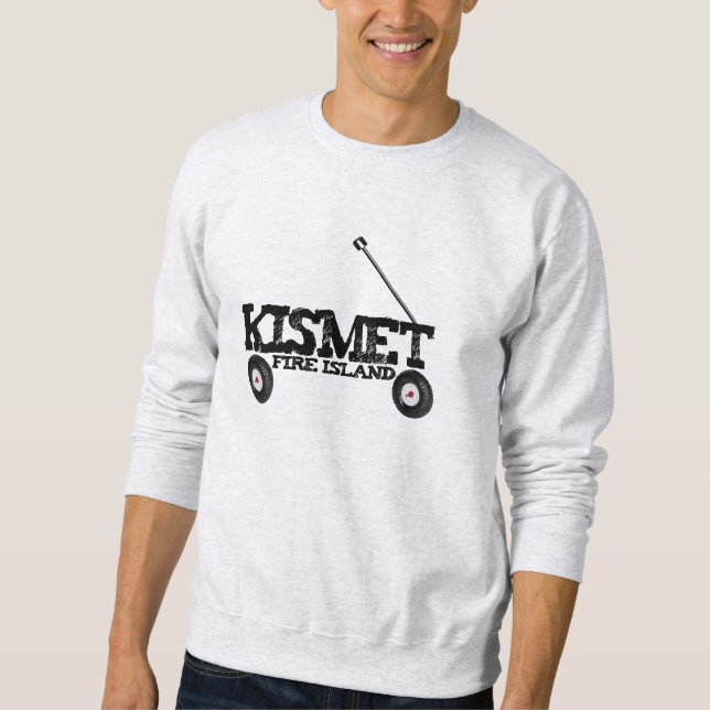 Kismet Fire Island Vagn Sommar Strandvagn Ord Lång Ärmad Tröja (Framsida)