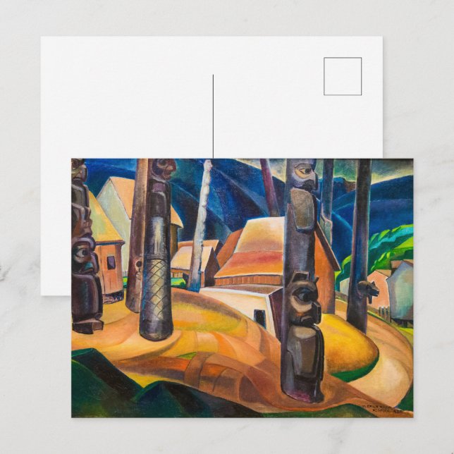 Kispiax by | Emily Carr | Vykort (Fram/baksida)