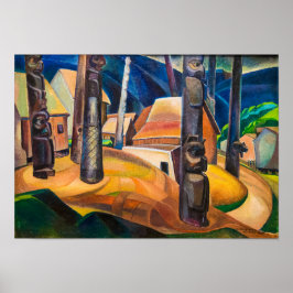 Kispiax Village | Emily Carr | Poster