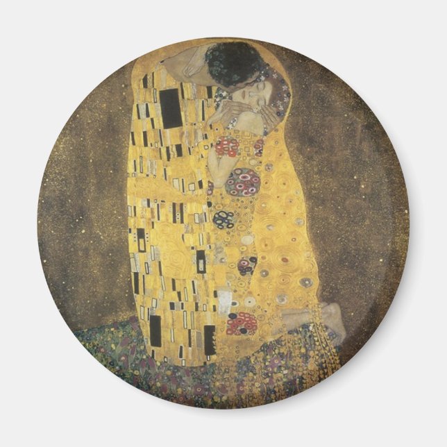 _Kiss,_1907-08,_Gustav_Klimt Magnet (Framsidan)