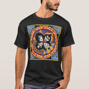 Kiss 1976 Sten Roll over T Shirt