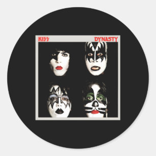Kiss 1979 Dynasty Runt Klistermärke