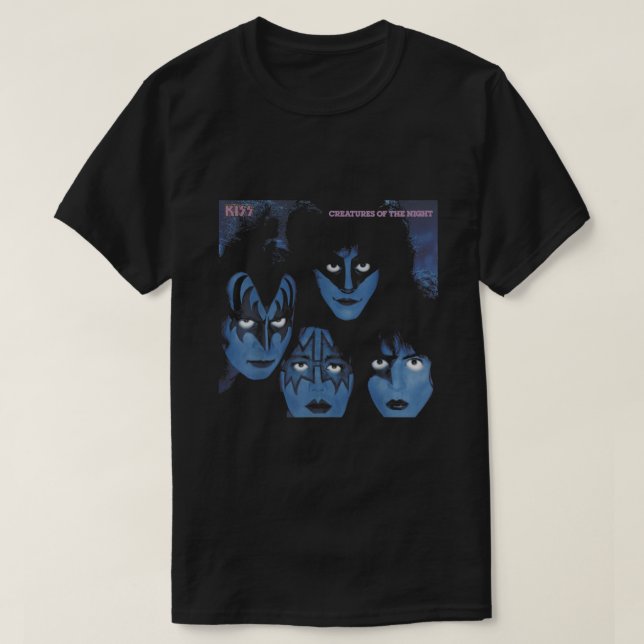 KISS 1982 Nattskapelser T Shirt (Design framsida)
