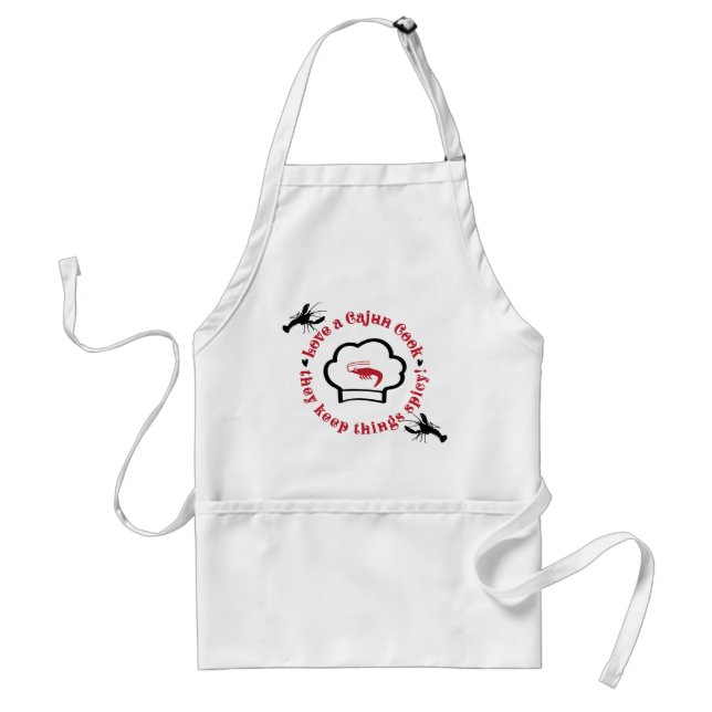 Kiss a Cajun Cook Apron Förkläde (Framsidan)