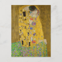 Kiss (Älskare) av Gustav Klimt (1908-1909)