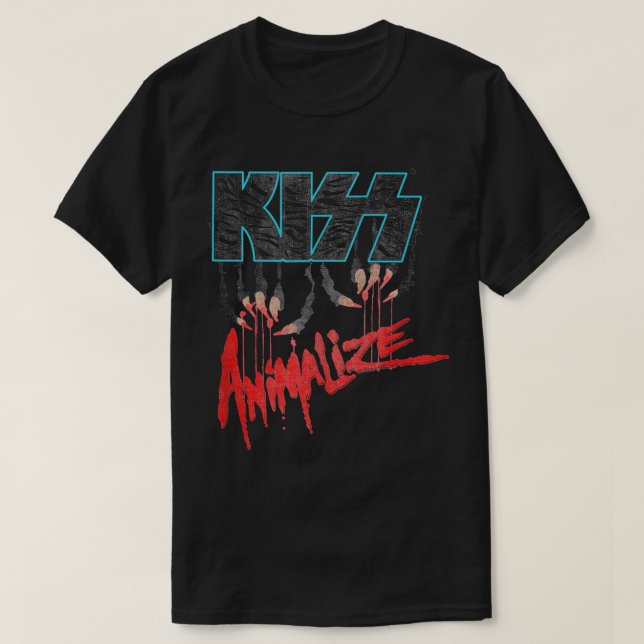 KISS - Animera Tanktop T Shirt (Design framsida)