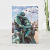 Kiss av Auguste Rodin vid Tuileries, Paris
