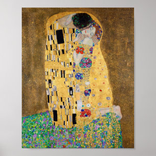 Kiss av Gustav Klimt Apron Poster
