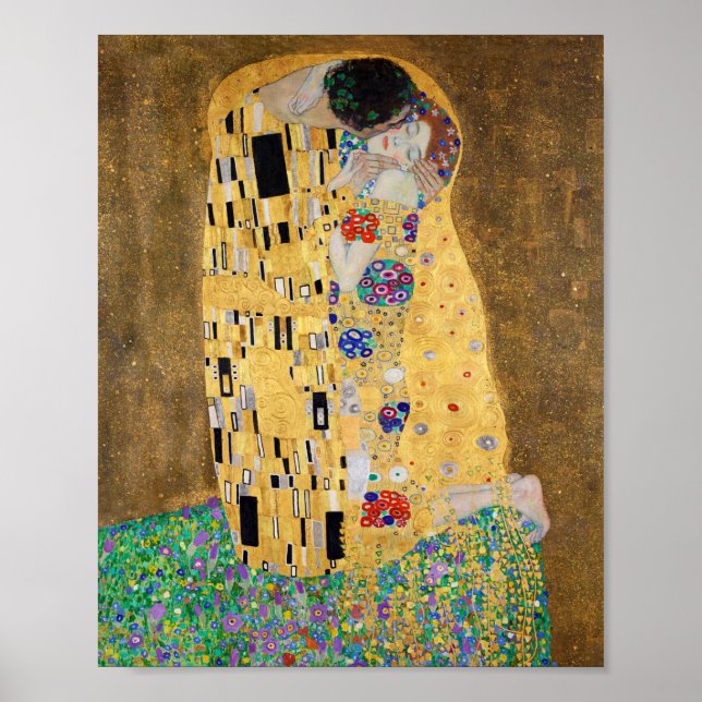 Kiss av Gustav Klimt Apron Poster (Framsidan)