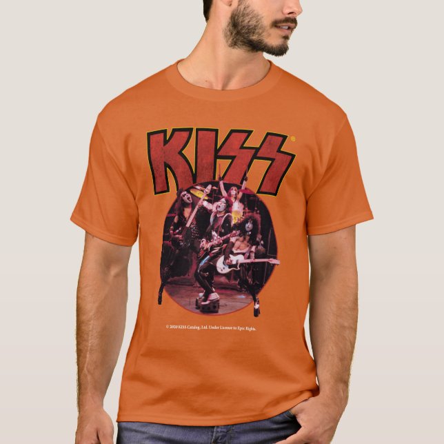 Kiss Band rolig T Shirt (Framsida)