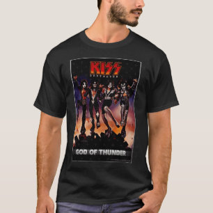 KISS bandet Destroyer Gud avåska familj T Shirt