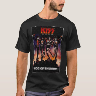 KISS bandet Destroyer Gud avåska familj T Shirt