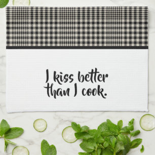 Kiss Bättre än Cook Funny Kökshandduk