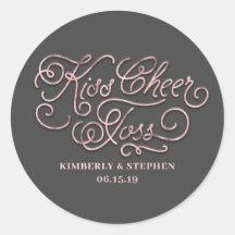 Kiss Cheer Toss Bröllop Petals Packing