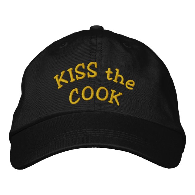 KISS: COOK Embroized Cap Broderad Keps (Framsida)