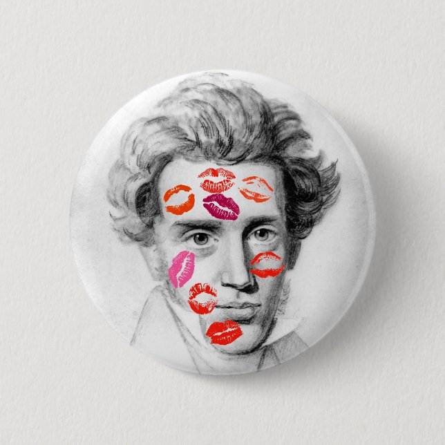 ’KISS-COVERED KIERKEGAARD’ KNAPP (Framsida)