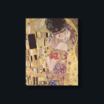 Kiss Detail - Gustav Klimt Canvastryck<br><div class="desc">Berömdens romantiska målning av Gustav Klimt. Kiss är ett vackert mästerverk för äkta älskare av underbar konst.</div>