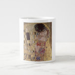 Kiss Detail - Gustav Klimt Jumbo Mugg<br><div class="desc">Berömdens romantiska målning av Gustav Klimt. Kiss är ett vackert mästerverk för äkta älskare av underbar konst.</div>