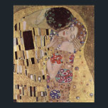 Kiss Detail - Gustav Klimt Poster<br><div class="desc">Berömdens romantiska målning av Gustav Klimt. Kiss är ett vackert mästerverk för äkta älskare av underbar konst.</div>