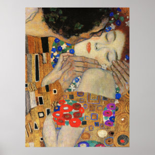 Kiss (Detail) Gustav Klimt Poster