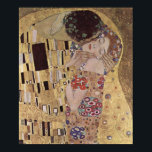 Kiss Detail - Gustav Klimt Poster<br><div class="desc">Berömdens romantiska målning av Gustav Klimt. Kiss är ett vackert mästerverk för äkta älskare av underbar konst.</div>