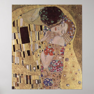 Kiss Detail - Gustav Klimt Poster
