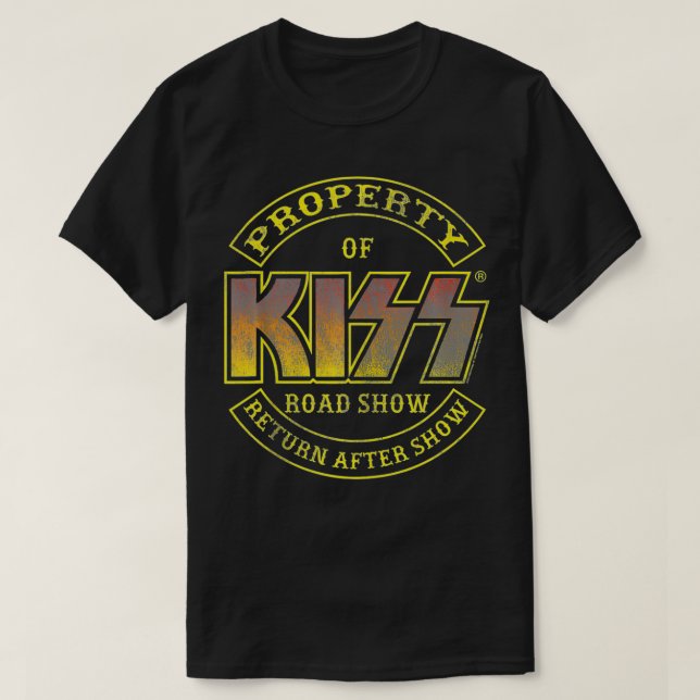 KISS Egendom i KISS T Shirt (Design framsida)