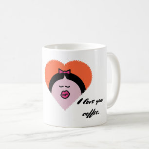 Kiss Emoji Kaffemugg