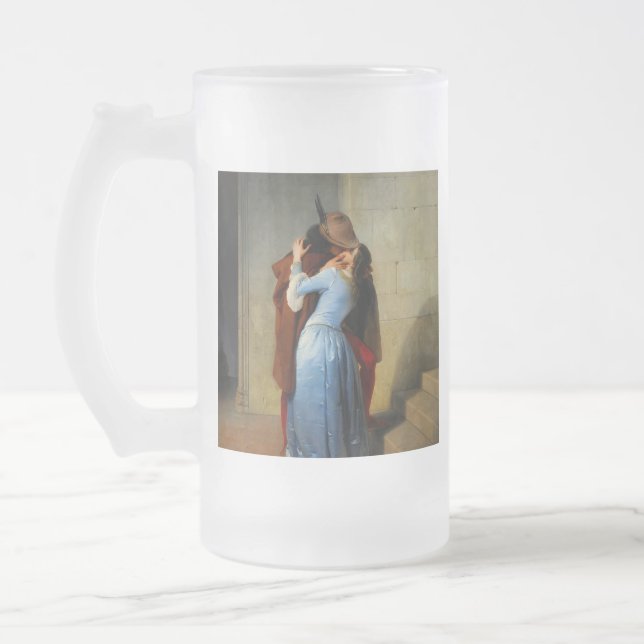 Kiss Francesco Hayez Frostat Ölglas (Vänster)