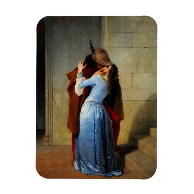 Kiss Francesco Hayez Magnet (Vertikal)