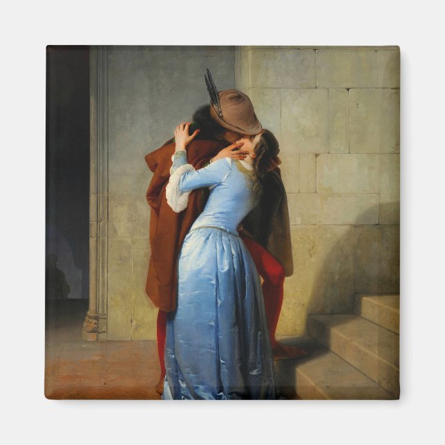 Kiss Francesco Hayez Magnet (Framsidan)