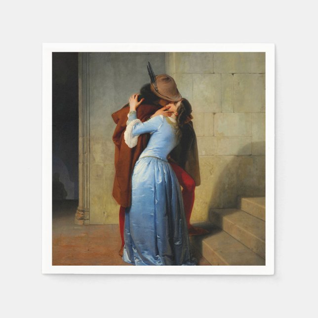 Kiss Francesco Hayez Pappersservett (Framsidan)
