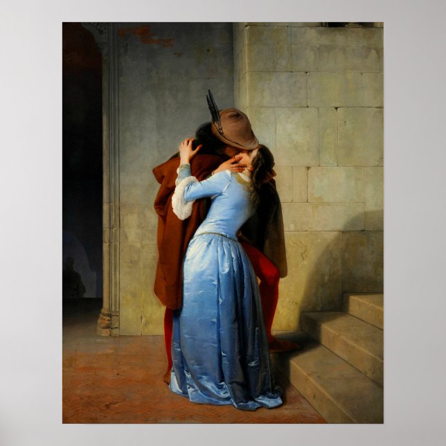 Kiss Francesco Hayez Poster (Framsidan)