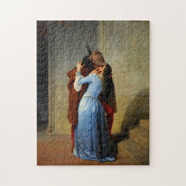 Kiss Francesco Hayez Pussel (Vertikal)