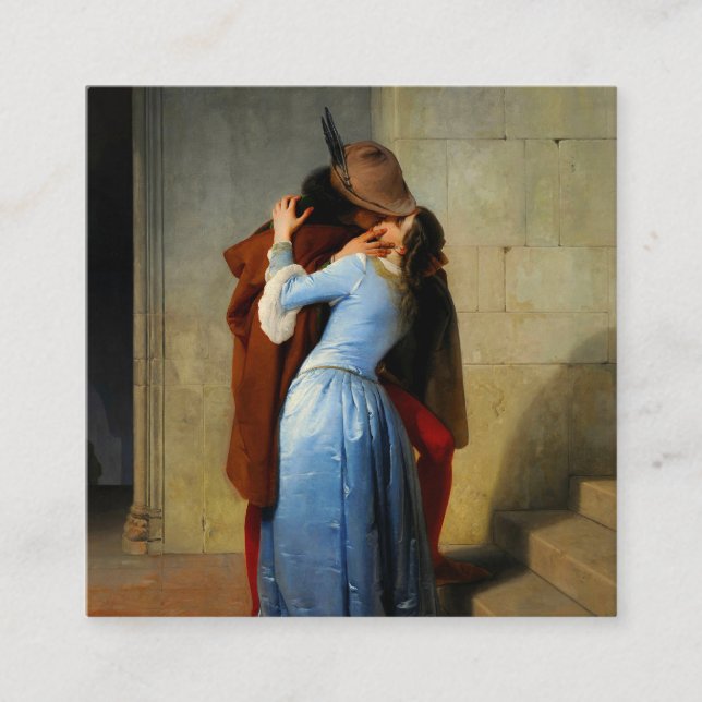 Kiss Francesco Hayez Tilläggskort (Framsida)