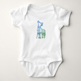 Kiss Giraffe DrawinBaby Jersey Bodydräkt, White T Shirt