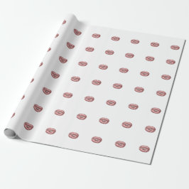 Kiss Glitter Rosa White Makeup Copper Ro Läppar Presentpapper