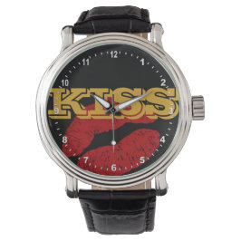KISS Guld retro Watch/Roligt Party Classic Armbandsur
