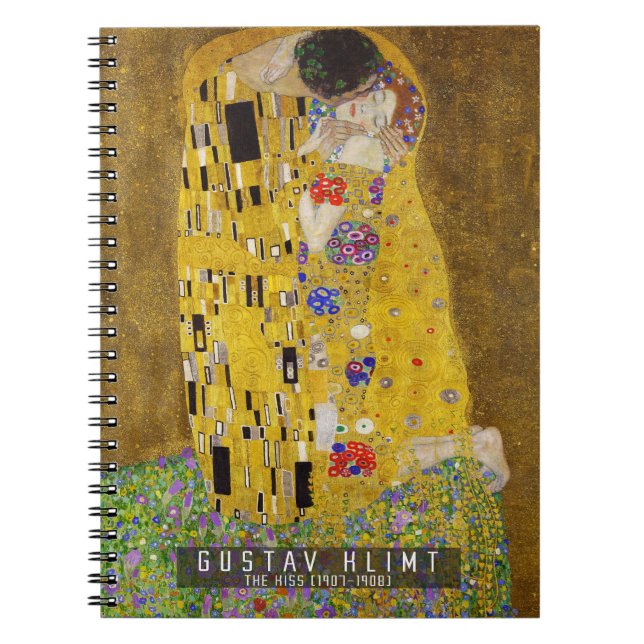 Kiss - Gustav Klimt Anteckningsbok (Framsidan)