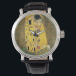 Kiss - Gustav Klimt Armbandsur<br><div class="desc">Det här är en vintage som heter "The Kiss" av Gustav Klimt.</div>