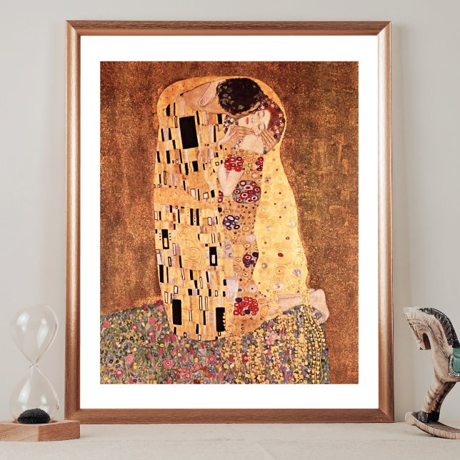 Kiss Gustav Klimt Fine Art Poster (Skapare uppladdad)