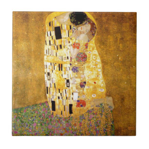 Kiss Gustav Klimt Kakelplatta