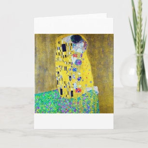 Kiss, Gustav Klimt Kort
