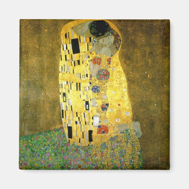 Kiss ~ Gustav Klimt Magnet (Framsidan)