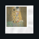 Kiss - Gustav Klimt Pappersservett<br><div class="desc">Berömdens romantiska målning av Gustav Klimt. Kiss är ett vackert mästerverk för äkta älskare av underbar konst. Detta är den bästa bild du kan hitta på Zazzle och du kan därför förvänta dig högkvalitativ utskrift på många underbara Klimt-presentidéer.</div>